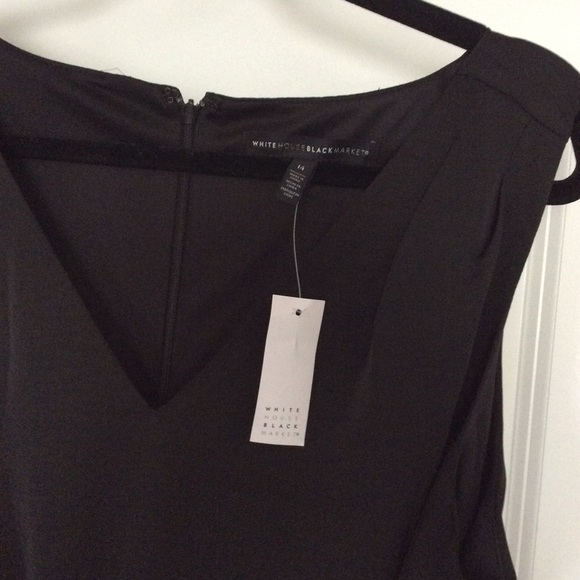 NWT WHBM Crepe Belted Sheath Dress - Picture 6 of 7